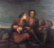 George Frederick watts,O.M.,R.A. The Irish Famine painting